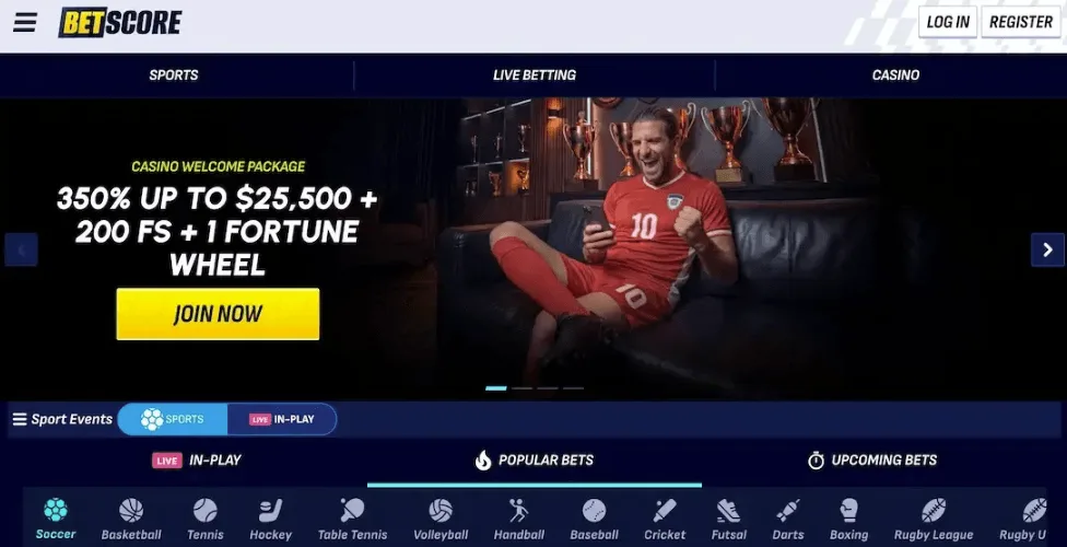 Betscore homepage najlepsze nowe kasyna